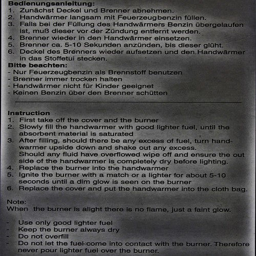 MFH, Handwärmer, Taschenwärmer, chrom, Transportbeutel